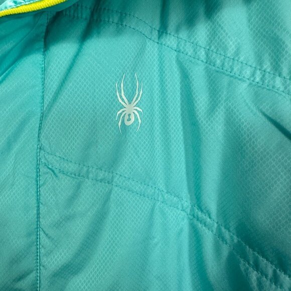 Spyder Vest Womens XL Blue Full Zip Chris Davenport Nylon Shell Puffer Jacket - Picture 4 of 13